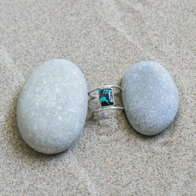 Cabujón de TURQUESA rectangular de Hubei