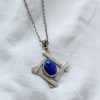 colgante cabujón lapislazuli
