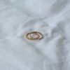 anillo oro trenzado