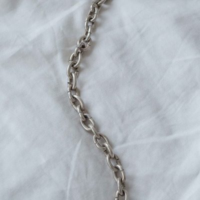 Pulsera eslabón grueso abierto