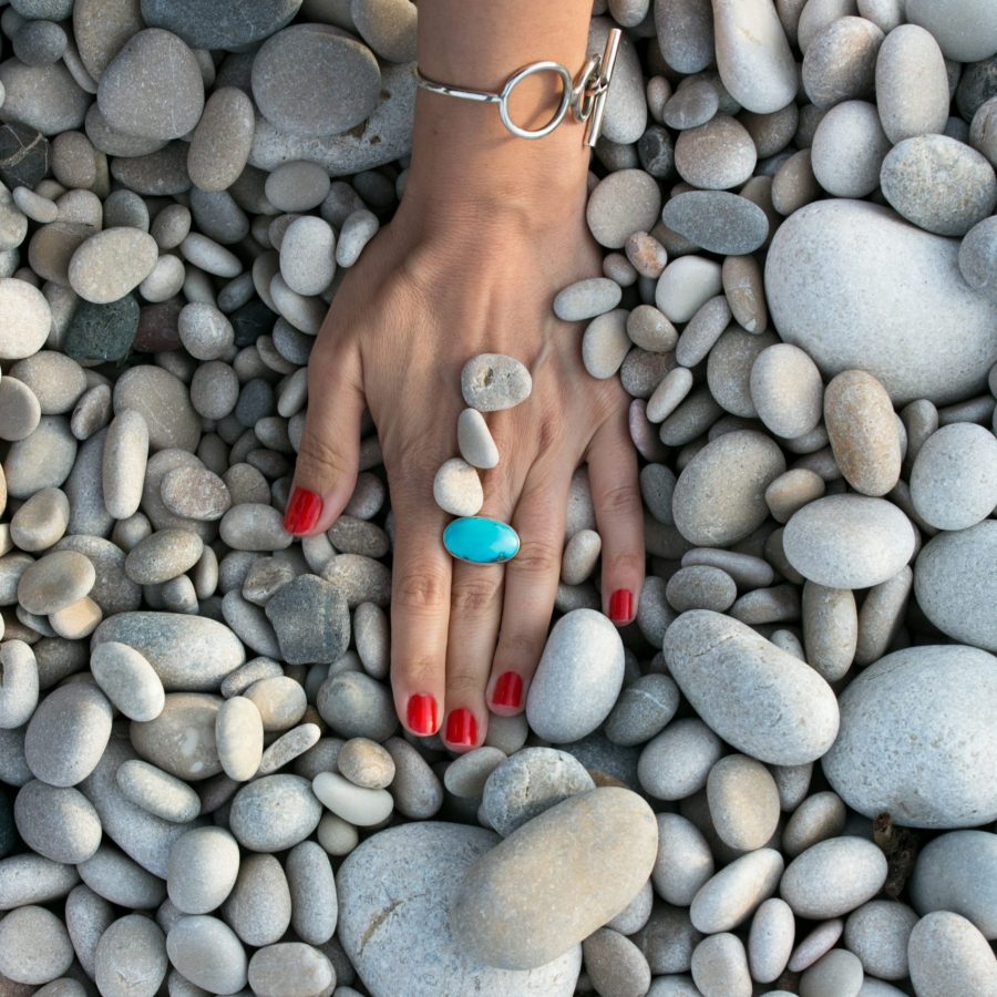 Anillo turquesa y plata myBuso